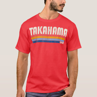 Camiseta Retro Vintage 70 e 80 Style Takahama, Japão