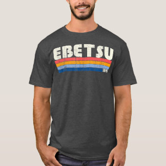 Camiseta Retro Vintage 70s, 80s Estilo Ebetsu, Japão