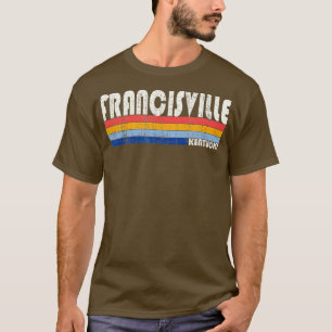 Camiseta Retro Vintage 70s 80s Estilo Francisville Kentucky