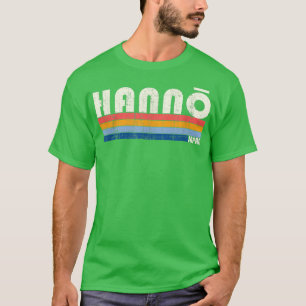 Camiseta Retro Vintage 70s 80s Estilo Hanno, Japão