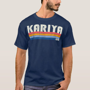 Camiseta Retro Vintage 70s 80s Estilo Kariya, Japão