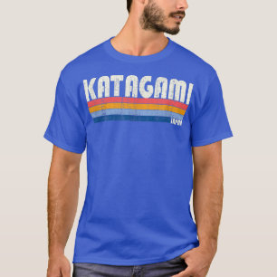 Camiseta Retro Vintage 70s 80s Estilo Katagami, Japão