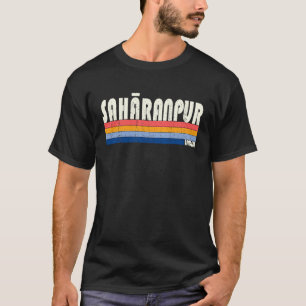 Camiseta Retro Vintage 70s 80s Estilo Saharanpur, Índia