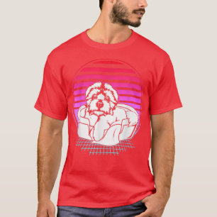 Camiseta Retro Vintage 70s 80s Proprietário do Cachorro Mal