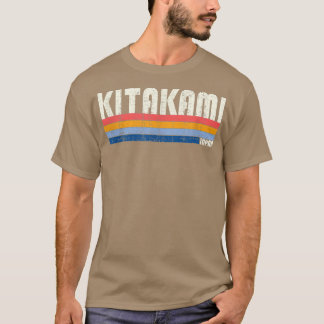 Camiseta Retro Vintage 70s 80s Style Kitakami, Japão