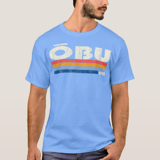 Camiseta Retro Vintage 70s 80s Style Obu, Japão
