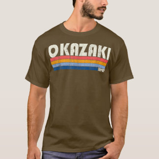 Camiseta Retro Vintage 70s 80s Style Okazaki, Japão