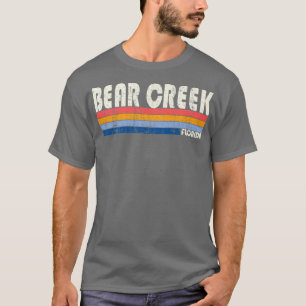 Camiseta Retro Vintage 70s Estilo 80s Bear Creek, FL Premiu