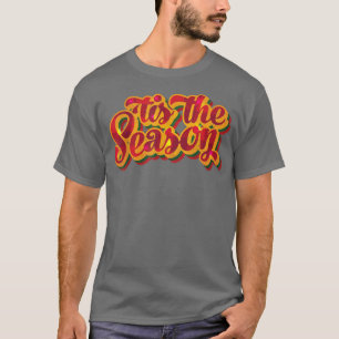 Camiseta Retro Vintage 70s Feliz Natal Esta é a temporada 9