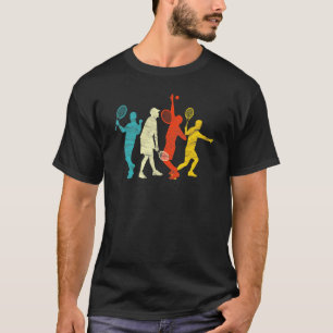 Camiseta Retro Vintage 70s Tênis Player Men Boys Racket Sp