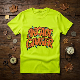 Camiseta Retro Vintage 80s Arcade Gamer T-Shirt