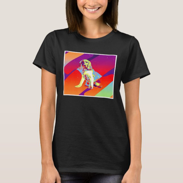Camiseta Retro Vintage Aestic Cocker Spaniel (Frente)