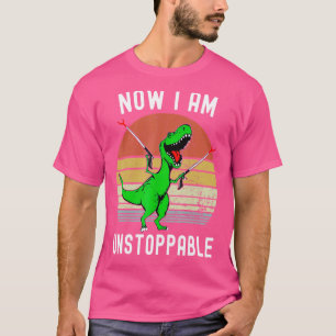 Camiseta Retro Vintage Agora Eu Sou Isolável Trex Rex