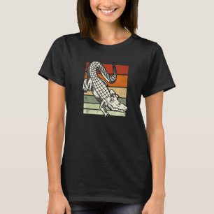 Camiseta Retro Vintage Alligator Gator Crocodilo Zoo Animal