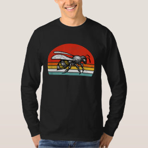 Camiseta Retro Vintage Apicultor Abelha Mel Pôr do Sol