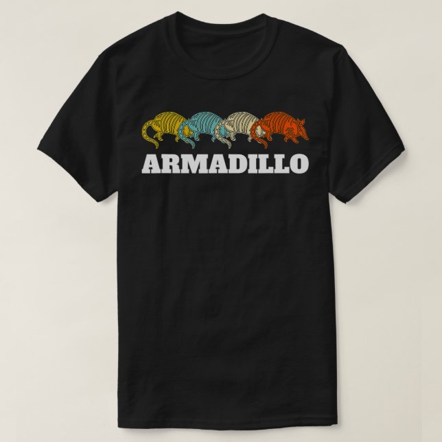 Camiseta Retro Vintage Armadillo  (Frente do Design)
