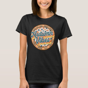 Camiseta Retro Vintage Autumn Vibes Cai Graças Falli