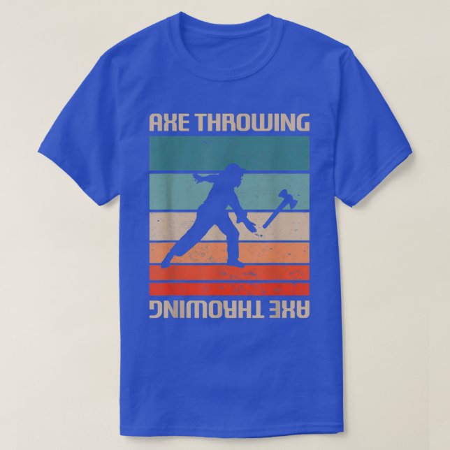 Camiseta Retro Vintage Ax Thwing Player (Frente do Design)