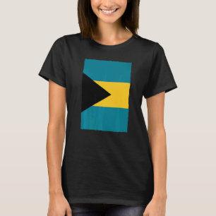 Camiseta Retro Vintage - Bandeira Nacional Bahamas