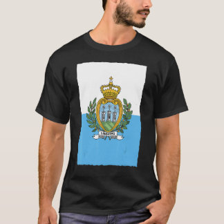 Camiseta Retro Vintage Bandeira Nacional São Marino