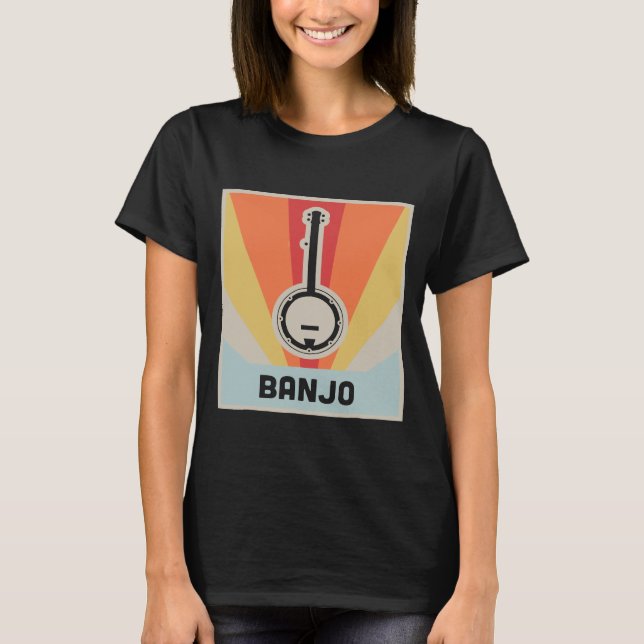 Camiseta Retro Vintage Banjo (Frente)