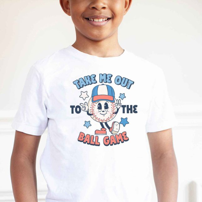 Camiseta Retro Vintage Baseball Mascot (Criador carregado)