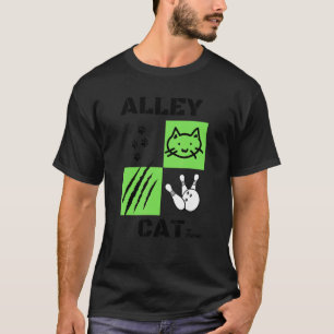 CAMISETA RETRO VINTAGE BECO DE GATO EQUIPE DE BOLICHE HUMOR
