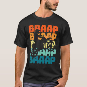 Camiseta Retro Vintage Biker Motocross Bike Sun