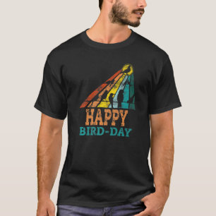 Camiseta Retro Vintage Bird Watcher Feliz Dia do Pássaro Fu