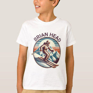 Camiseta Retro Vintage Brian Head Utah Ski Resort Winter Sk