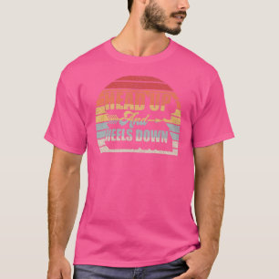 Camiseta Retro Vintage Cabeça Para Cima E Abaixa Cavalo
