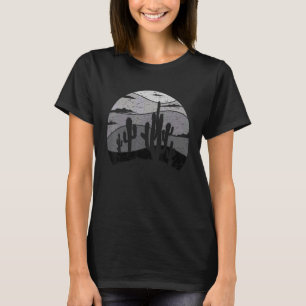Camiseta Retro Vintage Cactus Para Homens Gardening 3