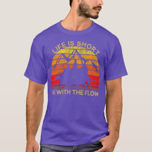 Camiseta Retro Vintage canoas de caiaque salva Life