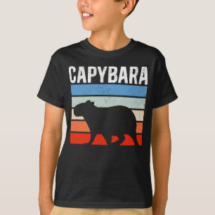 Camiseta Retro Vintage Capybara Cute Animal