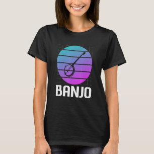 Camiseta Retro Vintage Clássico Banjo Instrumento Banjoist