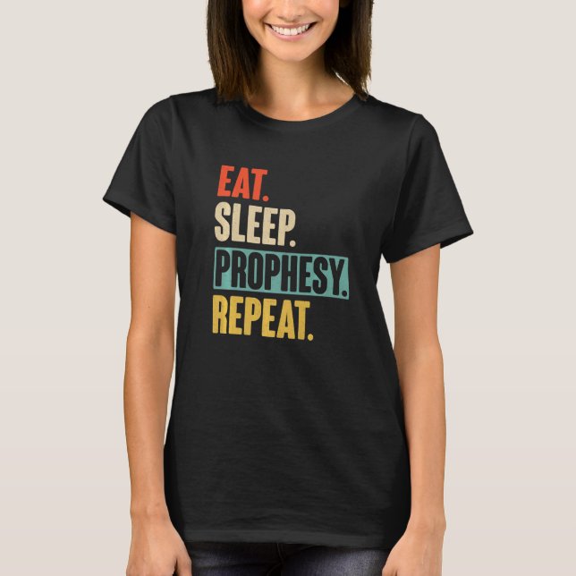 Camiseta Retrô Vintage Comer Prophesy Sleep (Frente)