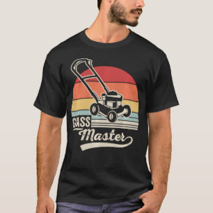 Camiseta Retro Vintage Cortador de Grama Mestre de Jardim E