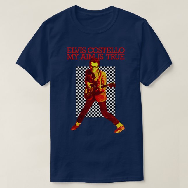 Camiseta Retro Vintage Costello (Frente do Design)