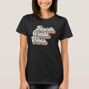 Camiseta Retro Vintage De Volta À Escola 4º Formando