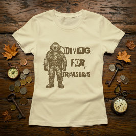 Camiseta Retro Vintage Diver Suit T-Shirt