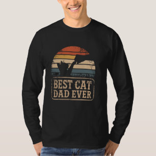 Camiseta Retro Vintage Divertido Pai do Gato Soco Punho Mel