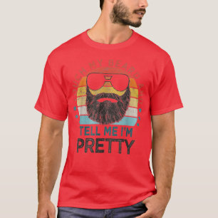 Camiseta Retro Vintage Engraçado Toque Minha Barba E Me Dig