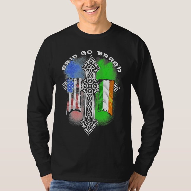 Camiseta Retro Vintage Erin Go Bragh (Frente)