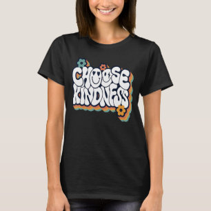 Camiseta Retro Vintage Escolhe Bondade Mulheres Espirituais