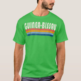 Camiseta Retro Vintage Estilo dos anos 80 Guiné-Bissau