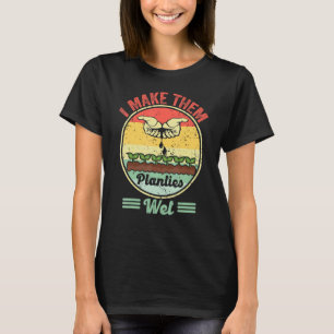 Camiseta Retro Vintage Eu Deixo-as Plantinhas Molhadas Jard