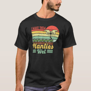 Camiseta Retro Vintage Eu Deixo-as Plantinhas Molhadas Jard