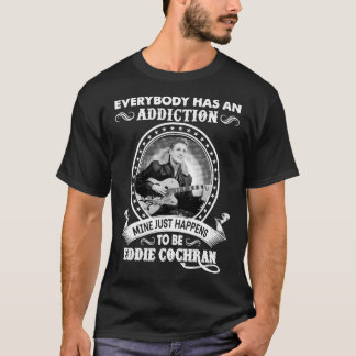 Camiseta Retro Vintage Everybody Has An Addiction Mine Just