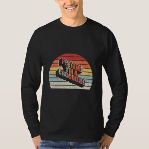 Camiseta Retro Vintage Fácil Fingir Eu sou um Figurino Croc