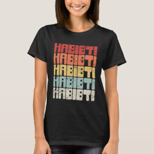 Camiseta Retro Vintage Fofo & Árabe Habibti